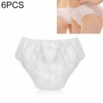 Pañales para adultos de ropa interior no tejida desechable unisex de 6 piezas, With Edge Banding XXL