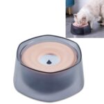Cuenco para beber con flotabilidad para mascotas, agua a prueba de salpicaduras para perros y gatos, cuenco para beber