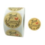 3 uds. Rollos de pegatinas de agradecimiento, pegatina de sellado de regalo para hornear, etiqueta de vacaciones de boda, 3.8cm / 1.5inch 3 PCS