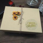 Rollo de 3 uds. De pegatinas transparentes de oro caliente, pegatinas de Navidad, pegatinas de regalo de vacaciones, K-25-25 - Imagen 5