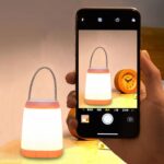 Luz de noche portátil dormitorio bebé enfermería protección ocular lámpara de noche, Dry Battery - Imagen 4