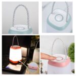 Luz de noche portátil dormitorio bebé enfermería protección ocular lámpara de noche, Remote Control - Imagen 3