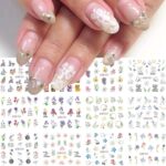 5 uds pegatinas para decoración de uñas pequeñas pegatinas atrapasueños frescas