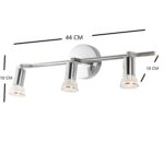 Lámpara LED montada en el techo, 9W, pared de fondo, espejo ajustable, luz de pared frontal, White Light - Imagen 4