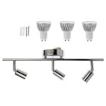 Lámpara LED montada en el techo, 9W, pared de fondo, espejo ajustable, luz de pared frontal, Without Bulb - Imagen 3