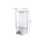 Caja para almacenamiento de granos varios montada en la pared, tanque sellado tipo empuje de gran capacidad para cocina, Medium - Imagen 2