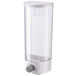 Caja para almacenamiento de granos varios montada en la pared, tanque sellado tipo empuje de gran capacidad para cocina, Large