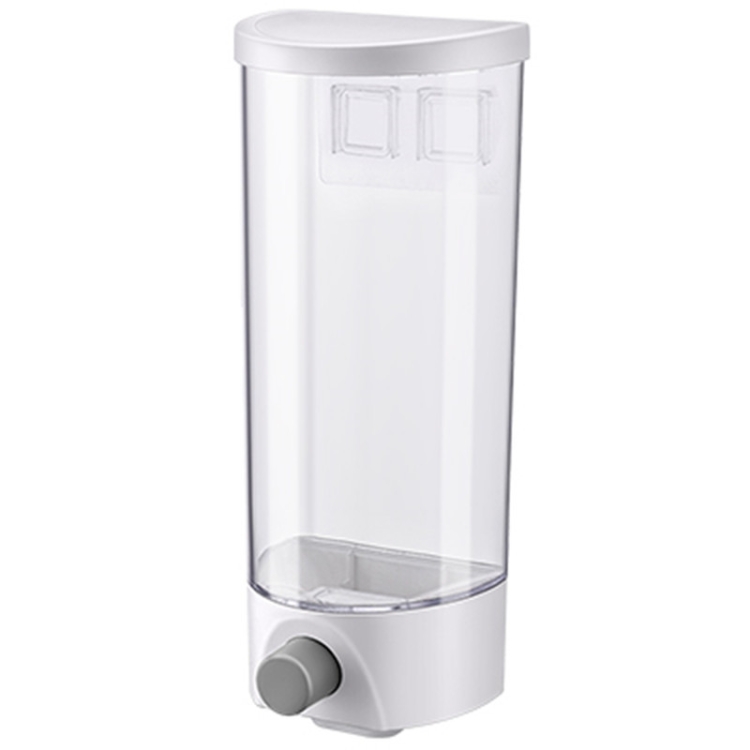 TBD0538590202.jpg Caja para almacenamiento de granos varios montada en la pared, tanque sellado tipo empuje de gran capacidad para cocina, Large - Imagen 1
