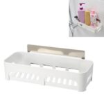 Potente estante de almacenamiento con ventosa Estante de almacenamiento de artículos de tocador de baño