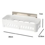 Potente estante de almacenamiento con ventosa Estante de almacenamiento de artículos de tocador de baño - Imagen 3