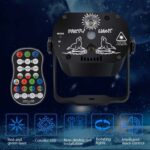 MN-R60 USB recargable Mini luz láser activada por voz Navidad Flash de entretenimiento en el hogar Luz LED de atmósfera Luz de escenario - Imagen 3