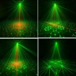 MN-R60 USB recargable Mini luz láser activada por voz Navidad Flash de entretenimiento en el hogar Luz LED de atmósfera Luz de escenario - Imagen 4