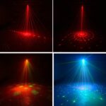 MN-R60 USB recargable Mini luz láser activada por voz Navidad Flash de entretenimiento en el hogar Luz LED de atmósfera Luz de escenario - Imagen 5