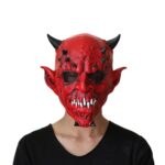 Fiesta de Halloween Casa embrujada Bar Hell Ox Horn Monster Horror Headgear Máscara de látex