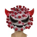 Accesorios de Halloween Horror Headgear Máscara de látex Modelo de enseñanza