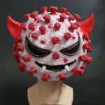 Accesorios de Halloween Horror Headgear Máscara de látex Modelo de enseñanza - Imagen 2