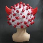 Accesorios de Halloween Horror Headgear Máscara de látex Modelo de enseñanza - Imagen 4