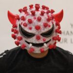 Accesorios de Halloween Horror Headgear Máscara de látex Modelo de enseñanza - Imagen 5