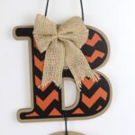 Artesanía colgante de madera de la decoración del hogar de las letras de BOO de Halloween - Imagen 4