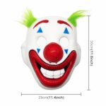 Máscara de payaso con peluca de accesorios de terror de Halloween - Imagen 2
