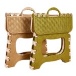 Silla plegable de plástico espesar mini taburetes portátiles para niños - Imagen 2