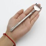 Extensor de masajeador de garra telescópica anti-picazón extensible de acero inoxidable con 2 uds. - Imagen 5