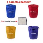 4 PCS / SET 1 Bolsa de filtro de residuos de planta de galones - Imagen 2