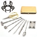 Juego de herramientas para comer cangrejos domésticos de acero inoxidable 8 en 1