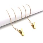 4 PCS Clip Estilo Máscara Cordón Cadena Gafas Anti-Pérdida Cuerda Decorativa, Round Snake Chain - Imagen 2