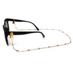 4 PCS Clip Estilo Máscara Cordón Cadena Gafas Anti-Pérdida Cuerda Decorativa, Bead Chain - Imagen 4