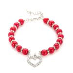 5 uds. Suministros para mascotas, collar de perlas, collares para mascotas, accesorios para perros y gatos, L - Imagen 2