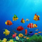 10 Uds., Tanque de peces, simulación de peces falsos, plástico, peces tropicales, niños, juguete para piscina, entrega de colores al azar - Imagen 5