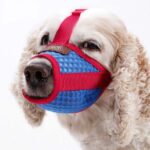 Doglemi Bozal para perro Suministros para mascotas Tapón de corteza transpirable Bozal Cubierta para la boca del perro, S
