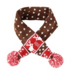 Bufanda navideña para mascotas Otoño e invierno Bufanda cálida para perros navideños con alces, S - Imagen 2