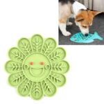 2 uds., alfombrilla de silicona para comida lenta para perros y gatos, cuenco antiestrangulamiento, Flower Type