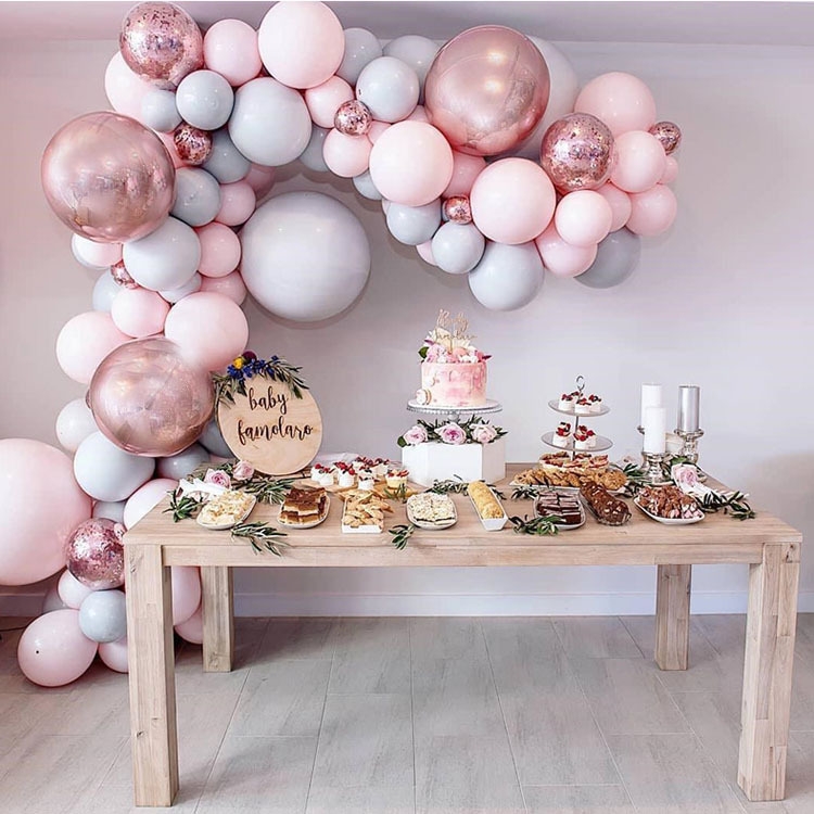 TBD05414831.jpg Paquete de decoración de globo de boda Macarrón Latex globo conjunto cumpleaños boda sala de bodas fiesta decoración - Imagen 1