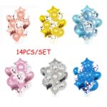 Juego de globos de lentejuelas y perlas de aluminio, 2 uds., 18 pulgadas, decoración de fiesta, decoración navideña - Imagen 2