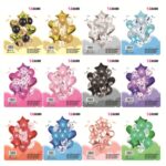 Juego de globos de lentejuelas y perlas de aluminio, 2 uds., 18 pulgadas, decoración de fiesta, decoración navideña - Imagen 3