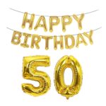 Globo del papel de aluminio de la decoración del cumpleaños sistema grande de la decoración del globo del papel de aluminio del número de 40 pulgadas, 50