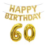 Globo del papel de aluminio de la decoración del cumpleaños sistema grande de la decoración del globo del papel de aluminio del número de 40 pulgadas, 60