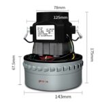 Motor de aspiradora 1500W para Jieba BF501 / 502 / X-YB1000 - Imagen 4
