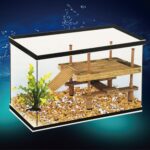Gran parque de atracciones tortuga plataforma para tomar el sol isla flotante tanque de tortuga Tandscape