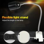 Soporte para lámpara de bronceado UVB de tortuga Soporte de luz de calefacción solar para mascotas de espectro completo, enchufe de la UE - Imagen 4