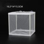 Incubadora de acuario pequeña Caja de aislamiento de peces pequeños Caja de cría de peces tropicales de red - Imagen 2