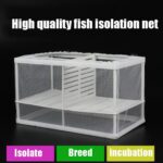 Grande con incubadora de tablillas Caja de aislamiento de peces pequeños Caja de cría de peces tropicales netos - Imagen 2