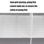 Grande con incubadora de tablillas Caja de aislamiento de peces pequeños Caja de cría de peces tropicales netos - Imagen 5