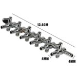 Válvula reguladora de oxígeno del distribuidor de acero inoxidable del tubo de oxígeno del tanque de peces, Six Heads - Imagen 2