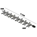 Válvula reguladora de oxígeno del distribuidor de acero inoxidable del tubo de oxígeno del tanque de peces, Eight Heads - Imagen 2