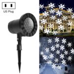 Navidad nieve al aire libre impermeable lámpara de proyección paisaje césped decoración luz