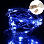10 PCS LED botella de vino corcho alambre de cobre cadena luz IP44 impermeable lámpara de decoración navideña, 1m 10LEDs, 2m 20LEDs